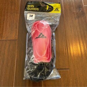 Brava Pink Soccer Shin Guards - Girls / Women’s size M (see size chart below)